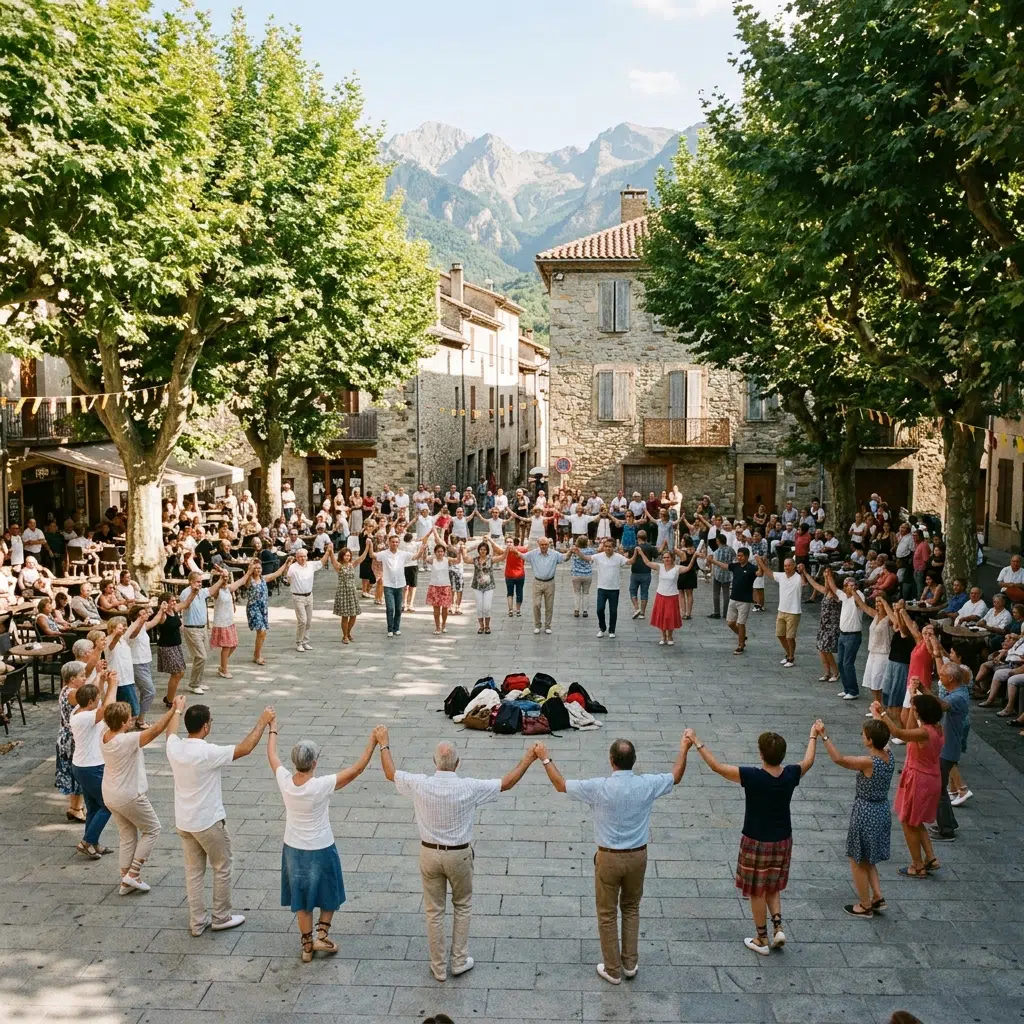 La sardane à Amélie-les-Bains : la danse catalane du Vallespir